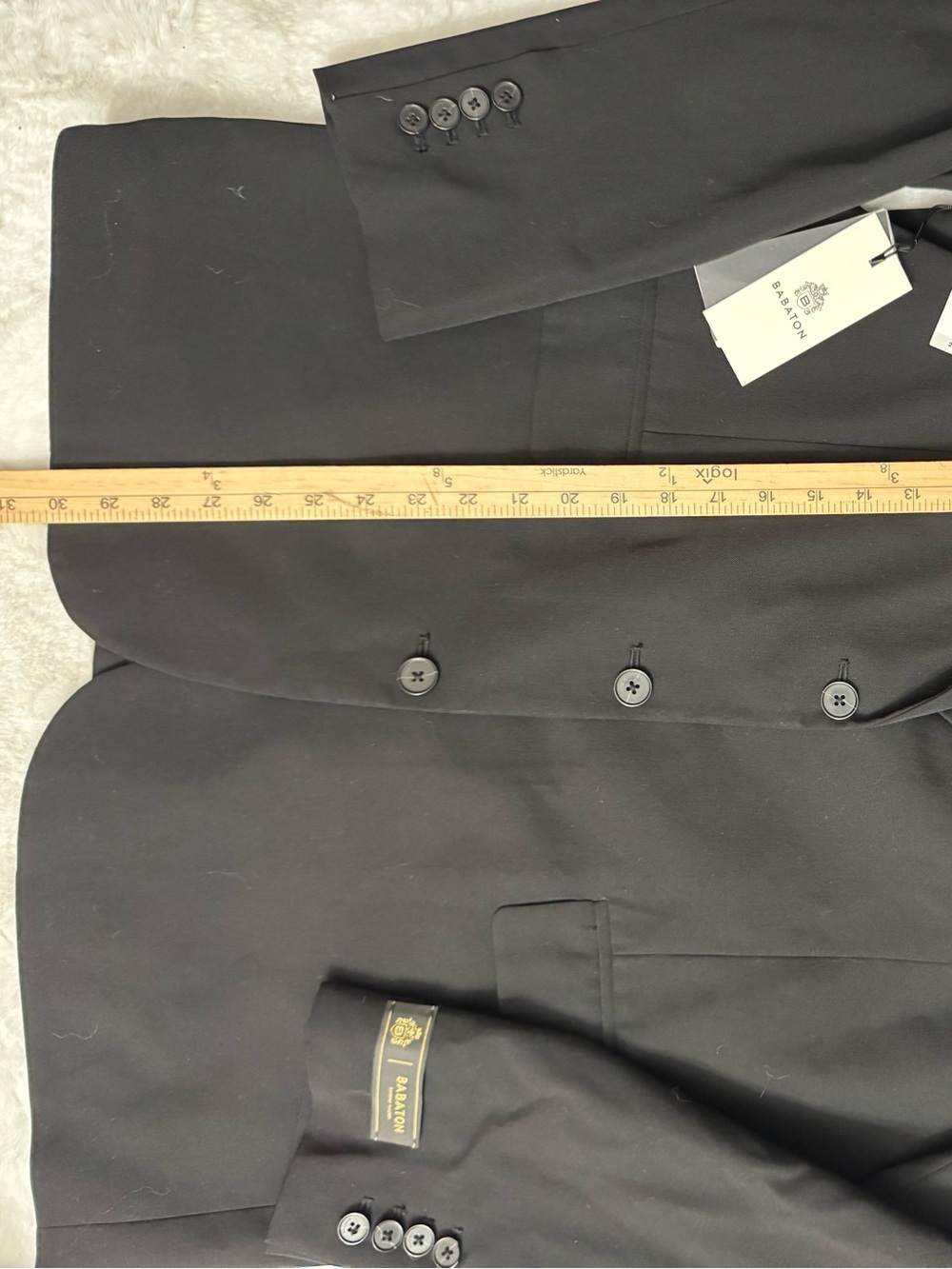 Aritzia Babaton Benchmark Blazer Size Small Black Italian Wool Classic Black - Picture 16 of 16
